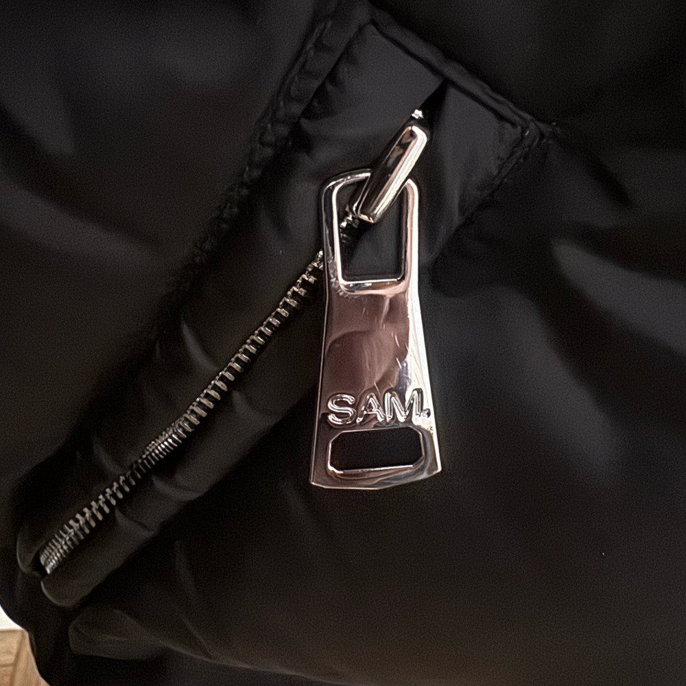 SAM. Women's Classic Black Puffer Jacket - Picture 6 of 10